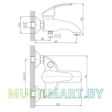 Смеситель Haiba HB3221 картинка 2